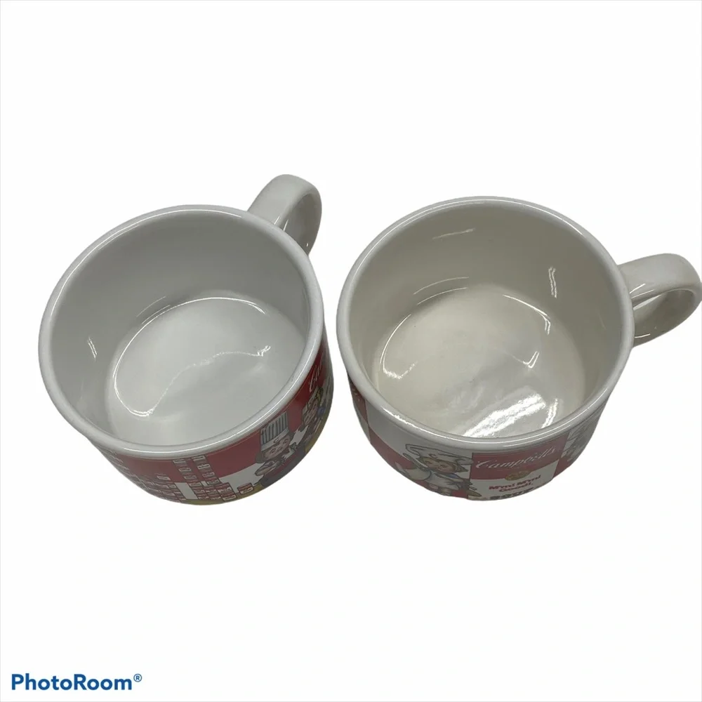 Campbell soup co. Soup cups 1998 by West wood Campbell Soup Kids Cups Set of 2